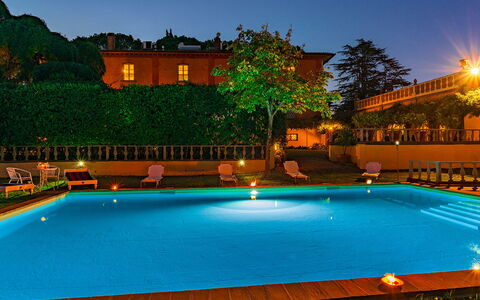 Villa delle Sophore 12: Swimming Pool, Resort, Thermae, Eco Hotel, Hacienda, Estate, Landscape Lighting, Leisure, Hotel, Water Feature