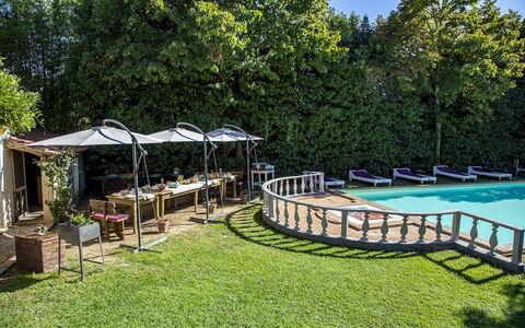 Villa delle Sophore 12: Swimming Pool, Outdoor Furniture, Resort, Shade, Garden, Eco Hotel, Landscaping, Backyard, Lawn, Leisure