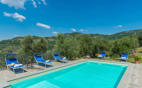 Villa Fabi 6+2: Blue, Swimming Pool, Outdoor Furniture, Resort, Hacienda, Eco Hotel, Estate, Villa, Landscaping, Resort Town