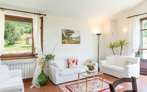 Villa Fabi 6+2: Furniture, Flooring, Interior Design, Couch, Living Room, Floor, Table, Room, Lighting, Chair