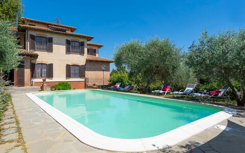 Villa Fiorentini 10: Blue, Swimming Pool, Residential Area, Hacienda, Villa, Resort, Estate, Balcony, Eco Hotel, Outdoor Furniture