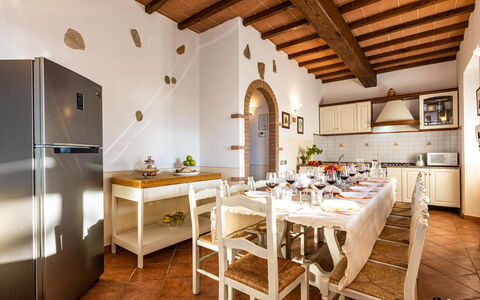 Il Poggiarellino 14: Furniture, Interior Design, Wall, Flooring, Ceiling, Kitchen, Floor, Home, Table, Kitchen & Dining Room Table