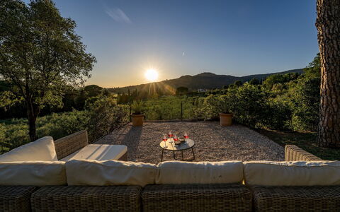 Tenuta Sagherina 8: Natural Landscape, Landscape, Hill, Furniture, Outdoor Furniture, Sunlight, Sun, Morning, Hill Station, Mountain Range
