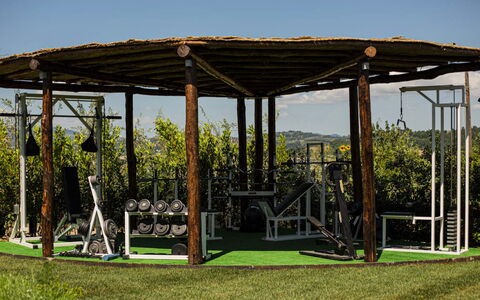 Casale Bella Vita 8+4: Garden, Park, Shade, Iron, Metal, Lawn, Outdoor Structure, Gazebo, Leisure, Pavilion