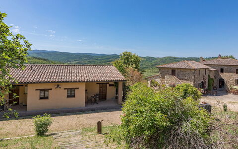 Podere le Corone 14: House, Rural Area, Landscape, Land Lot, Human Settlement, Village, Cottage, Mountain Range, Estate, Farmhouse