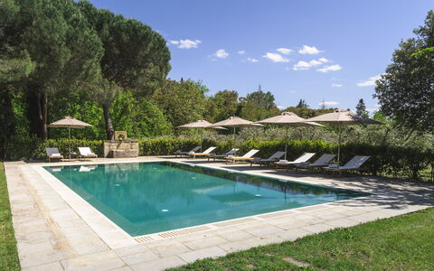 Villa Metelliano 10: Swimming Pool, Outdoor Furniture, Sunlounger, Resort, Shade, Garden, Reflection, Landscaping, Reflecting Pool, Eco Hotel