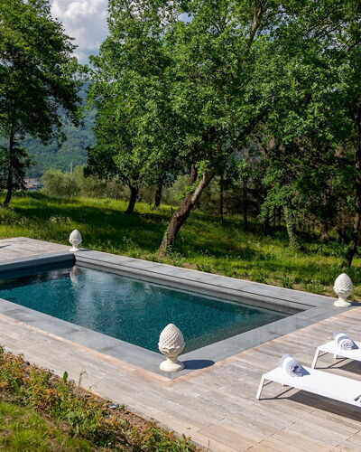 Anticiana 8: Swimming Pool, Outdoor Furniture, Garden, Landscaping, Sunlounger, Backyard, Chair, Estate, Water Feature, Design
