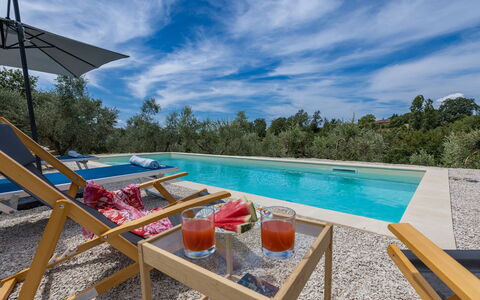 Casa Eusebia 8+2: Blue, Resort, Outdoor Furniture, Estate, Landscaping, Eco Hotel, Villa, Swimming Pool, Chair, Hacienda