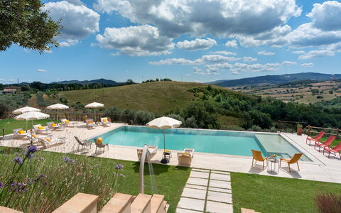Casolare San Martino 12: Swimming Pool, Outdoor Furniture, Resort, Furniture, Sunlounger, Eco Hotel, Thermae, Estate, Chair, Villa