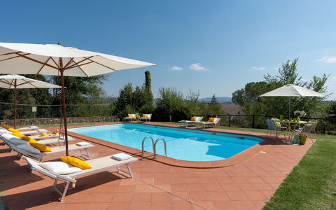 Villa Montefalconi 11: Swimming Pool, Furniture, Resort, Outdoor Furniture, Sunlounger, Eco Hotel, Chair, Umbrella, Shade, Hotel