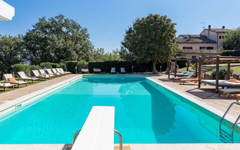 Residenza Collefiorito 26: Swimming Pool, Resort, Outdoor Furniture, Thermae, Sunlounger, Eco Hotel, Estate, Hacienda, Water Feature, Villa