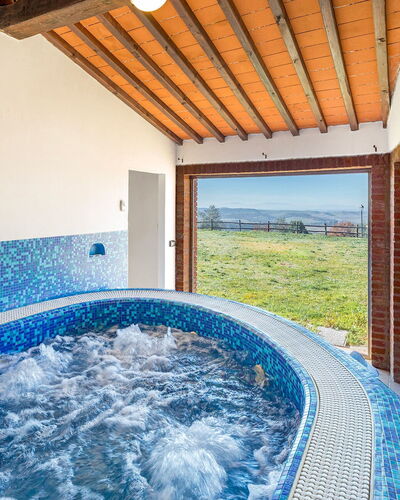 Villa Stroncoli 14: Blue, Composite Material, Swimming Pool, Eco Hotel, Villa, Stock Photography
