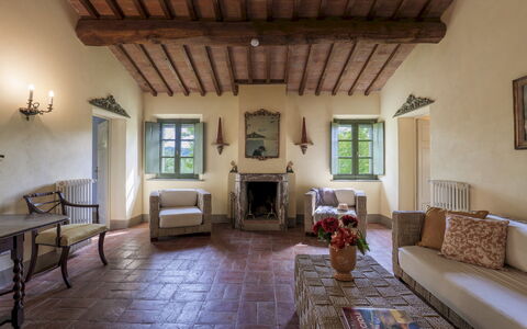Villa Iside 8: Furniture, Wall, Flooring, Home, House, Chair, Floor, Estate, Living Room, Villa