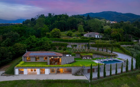 Villa Krisztina 10: Landscape, Estate, Garden, Cottage, Eco Hotel, Landscaping, Hill Station, Swimming Pool, Resort, Villa