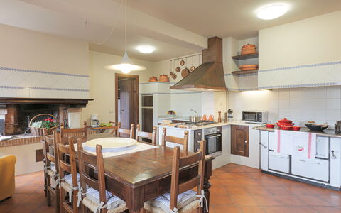 Il Cerreto 11: Furniture, Interior Design, Flooring, Kitchen, Ceiling, Wood, Floor, Room, Cabinetry, Countertop