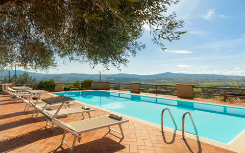 Casale Ombrone 11: Swimming Pool, Resort, Eco Hotel, Outdoor Furniture, Hacienda, Hotel, Villa, Resort Town, Balcony