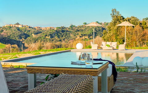 Villa Iole 14: Furniture, Outdoor Furniture, Chair, Swimming Pool, Resort, Umbrella, Eco Hotel, Sunlounger, Shade, Outdoor Table