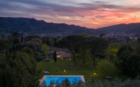 Villa delle Silerchie 10: Nature, Swimming Pool, Landscape, Evening, Eco Hotel, Dusk, Lawn, Landscaping, Resort, Sunrise