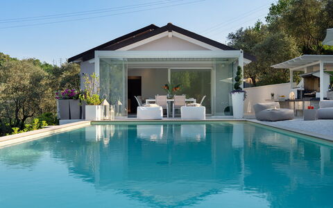 Villa Lunezia 6: Swimming Pool, Resort, Composite Material, Estate, Outdoor Furniture, Eco Hotel, Leisure, Villa, Shade, Landscaping