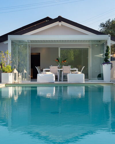 Villa Lunezia 6: Swimming Pool, Resort, Composite Material, Estate, Outdoor Furniture, Eco Hotel, Leisure, Villa, Shade, Landscaping