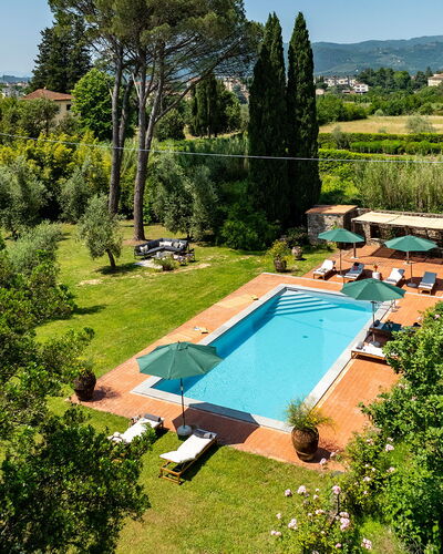 Villa Collegigliato 8: Swimming Pool, Resort, Eco Hotel, Garden, Estate, Sunlounger, Hacienda, Landscaping, Villa, Outdoor Furniture