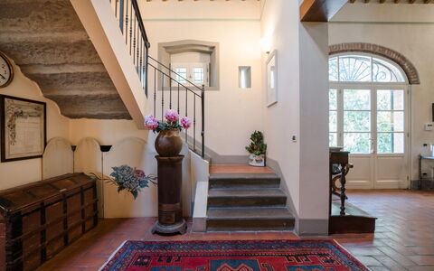 Villa Fontine: Property, Building, Room, Interior Design, Floor, Stairs, House, Home, Lobby, Real Estate