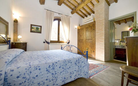 La Capinera: Bedroom, Bed, Room, Furniture, Property, Bed Sheet, Building, Ceiling, Bed Frame, Interior Design