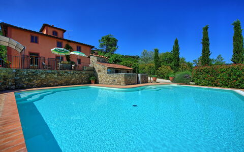 Casa Scopeti: Swimming Pool, Property, Real Estate, Building, House, Estate, Azure, Water, Villa, Leisure