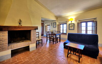 Fornacino 3: Table, Furniture, Property, Wood, Living Room, Interior Design, Couch, Architecture, Flooring, Window