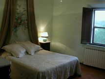 Bedroom overlooking vineyards