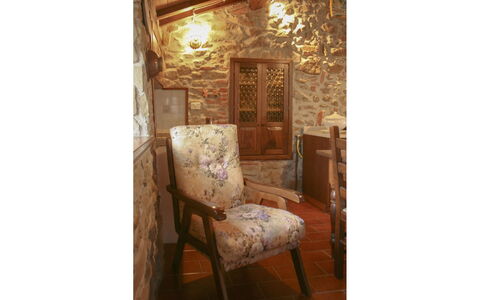 Country House Il Galleto: Furniture, Flooring, Interior Design, Wood, Chair, Floor, Brown, Table, Room, Living Room