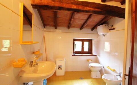 Casale Aiola: Room, Bathroom, Property, Building, Interior Design, House, Ceiling, Plumbing Fixture, Architecture, Toilet