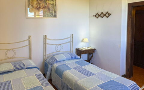 Villa Verniana: Bed, Bedding, Bedroom, Furniture, Bed Sheet, Interior Design, Wood, Linens, Floor, Flooring