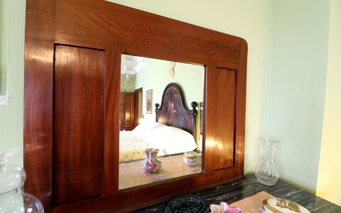 Agriturismo Arcobaleno: Room, Property, Mirror, Furniture, Interior Design, Suite, Architecture, House, Bedroom, Real Estate