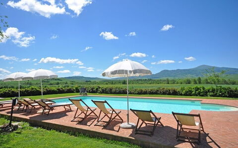 Pienza: Property, Swimming Pool, Resort, Natural Landscape, Real Estate, Leisure, Building, Estate, House, Sky