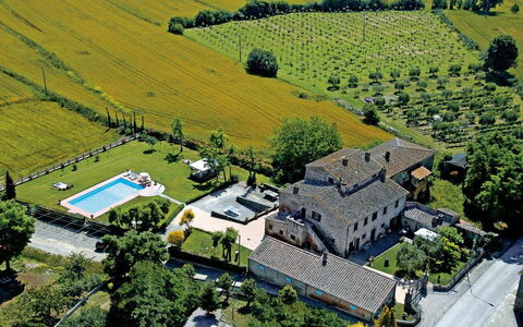 Villa Giare: Aerial Photography, Bird'S-Eye View, Rural Area, Landscape, Land Lot, Farm, Residential Area, Field, Mountain Village, Photography