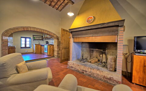 Cerretalta: Living Room, Room, Property, Interior Design, Building, Fireplace, Wall, Home, Real Estate, Furniture