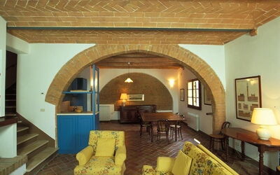 living room and kitchen