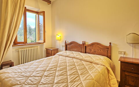 Villa Lorenzo: Bedroom, Bed, Room, Furniture, Bed Sheet, Property, Bed Frame, Bedding, Duvet Cover, Floor