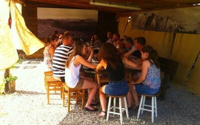 Villa La Marronaia the Bbq Area