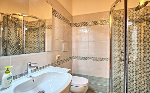 Vittoriana: Bathroom, Property, Room, Interior Design, Tile, Real Estate, Building, Plumbing Fixture, Architecture, House