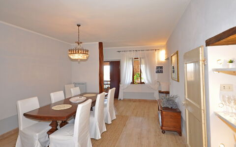 Villa Cassia: Room, Property, Building, Dining Room, Interior Design, Furniture, Real Estate, House, Floor, Ceiling