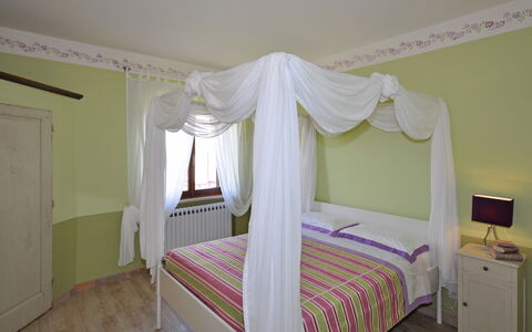 Villa Cassia: Bed, Bedroom, Room, Furniture, Property, Bed Frame, Bed Sheet, Interior Design, Bedding, Canopy Bed