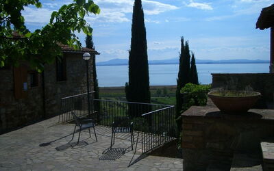 View on the Trasimeno lake