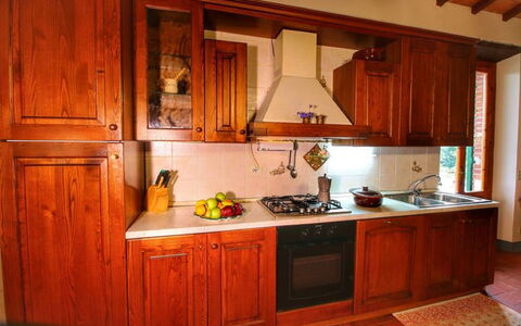 Civitella: Countertop, Cabinetry, Furniture, Room, Kitchen, Property, Building, Wood Stain, Hardwood, Interior Design