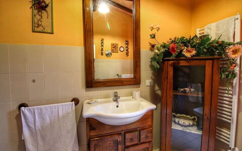 Civitella: Bathroom, Room, Property, Bathroom Cabinet, Building, Interior Design, Furniture, Real Estate, House, Bathroom Accessory