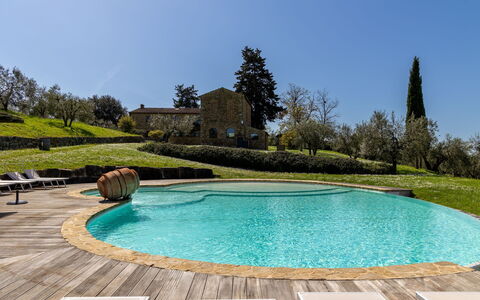 Villa Ferdinando: Swimming Pool, Landscape, Resort, Garden, Landscaping, Water Feature, Estate, Outdoor Furniture, Lawn, Backyard