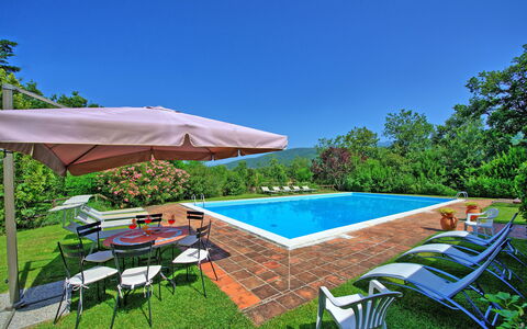 Villa Campogialli: Swimming Pool, Property, Real Estate, House, Building, Residential Area, Estate, Backyard, Home, Leisure