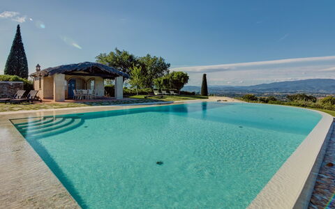 Villa Agazzi: Swimming Pool, Property, House, Azure, Real Estate, Vacation, Water, Building, Estate, Villa