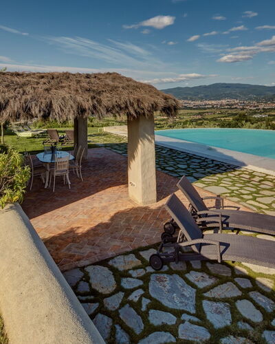 Villa Agazzi: Property, Natural Landscape, Real Estate, Sky, Estate, House, Azure, Swimming Pool, Home, Building